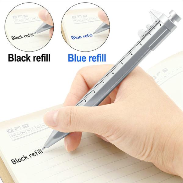 Office School Pen 2021 Multifunction Vernier Caliper Roller Ball Pen Stationery Ball-Point