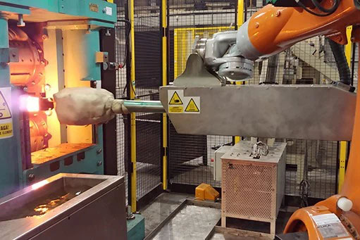 Hydraulic Cylinder Components Die Forging Process at Carbon Steel Alloy Steel Forgings