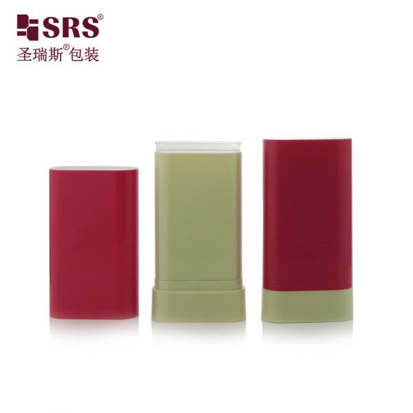 20g Oval Shape Empty PP Stick Twist Up Personal Care Container deodorant