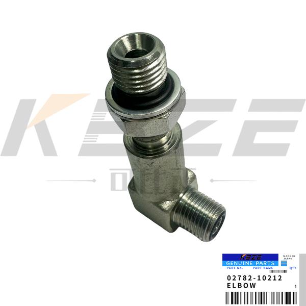 KOMATSU 02782-10212 0278210212 ELBOW FITTING FOR D155A D31 D41E D65 D85 HD325 HD465 HD785