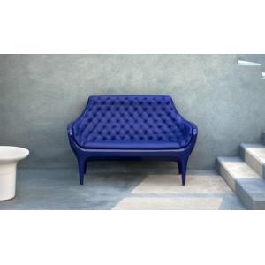 Replica Showtime Poltrona Chair Fiberglass Arm Chair Furniture , Blue White