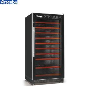 Soundless 160W Wine Cooler Refrigerator Single Zone Freestanding