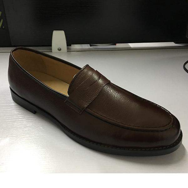 Buy Customized OEM Mens Leather Loafers Top Grain Leather Venetian Loafers at wholesale prices