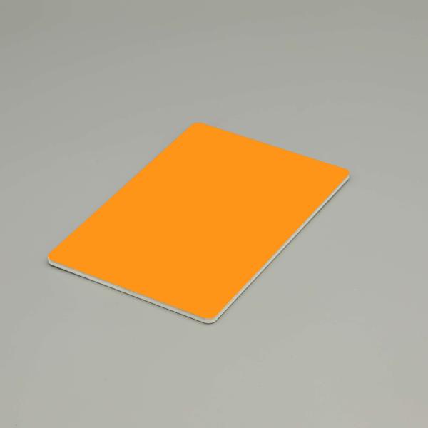 HDPE Orange Fire Rated Aluminum Composite Panel B1 Grade Fireproof External