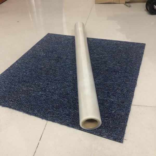 1.5 Inch Tube 24inch * 100ft Temporary Self Adhesive Carpet Protection Film stair carpet protection film