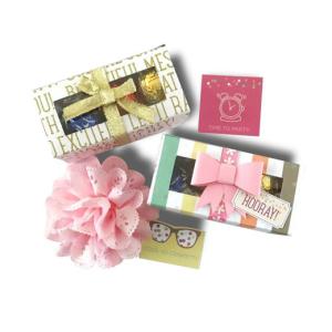 Paperboard Christmas Candy Gift Boxes Customized Logo