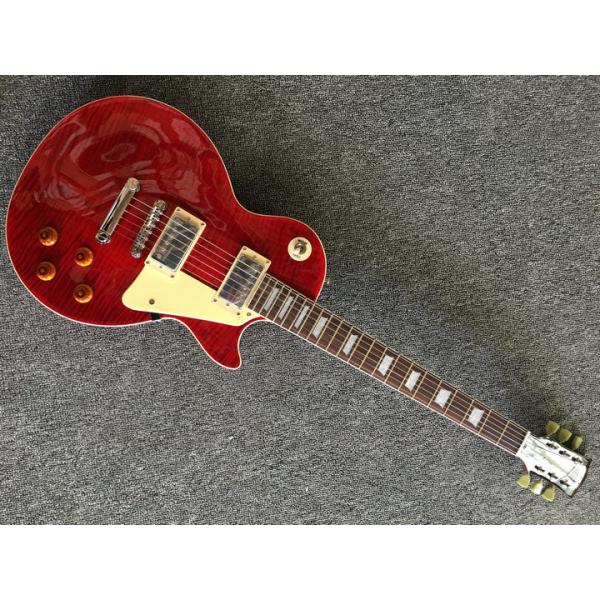 Wholesale lp Custom Shop red color Electric Guitar rosewood Fretboard China Guitar Factory Free Shipping