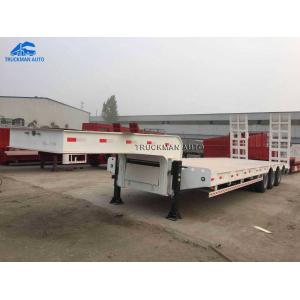 High Strength Steel 3 Axle 50 Tons Lowboy Semi Trailer