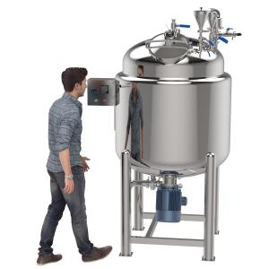 Electricity Heating Cosmetic Mixer Machine With Weight System Including