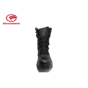 Tan Black Steel Toe Army Surplus Paratrooper Boots By Breathable Mesh Lining