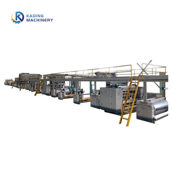 3 / 5 / 7 Layers Corrugation Line With Heating System And Produce Paper With