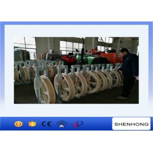 Single Nylon Wheels Large Diameter Rope Pulley Diameter 916mm Stringing