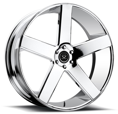 21" deep disc aluminium forged 1 piece chrome wheel rim