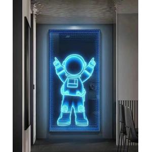 Indoor 3D Hologram Advertising Equipment with Multi-Layer Mirror and LED