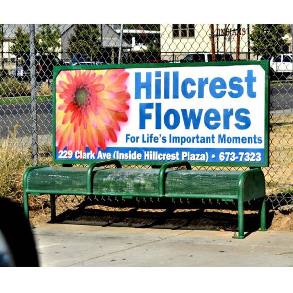 Buy Advertising Showing Anticorrosion  180cm Steel Garden Benches at wholesale prices