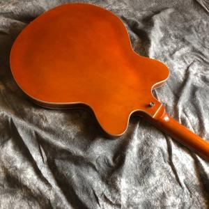 Custom double F hollow body Jazz electric guitar 6 Strings,Rosewood fingerboard,