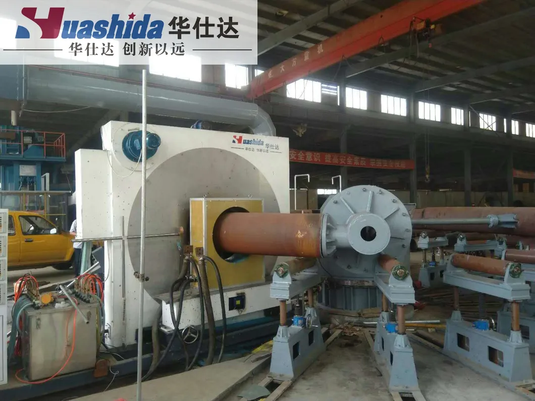 Steel Pipe Bend Elbow Derusting 3PE 3lpe Vus Anticorrosion Coating Line