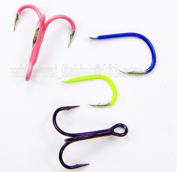 Gold , black,silver, blue,brown Muti-colors fishing hooks