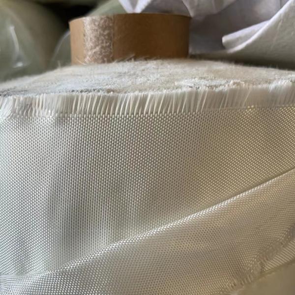 Buy White Woven Fiberglass Cloth Insulation  Heat Preservation at wholesale prices