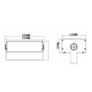 RGB DMX512 180W 120lm/W LED Landscape Spot light