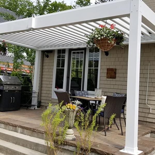 Motor Open Closed Roof Outdoor Aluminum Pergola