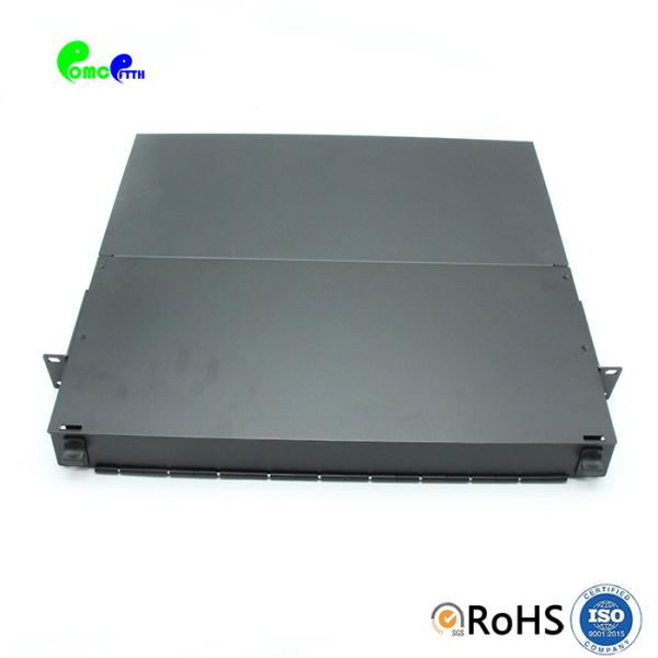 Buy 1U Fiber Optic MPO Patch Panel 4 Modules Type Fiber Distribution Frame at wholesale prices