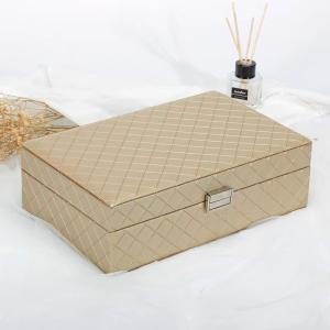 China Khaki Grey Pink Portable Jewelry Cases Travel Jewelry Holders on sale