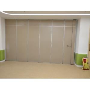 Quality Modern MDF + Aluminum Movable Sliding Partition Walls / Acoustic Room Dividers for sale