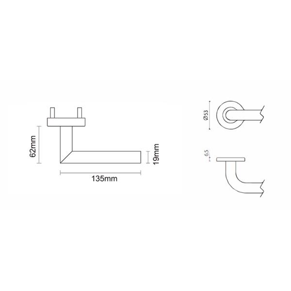 site of EN1906 fire rated interior door handle sets for commercial doors