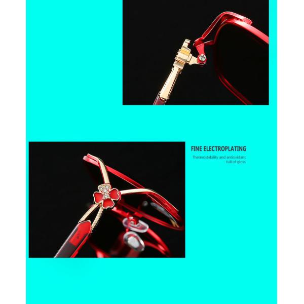 UV400 Metal Polarized Sunglasses Retro TAC Four Leaf Clover Sunglasses