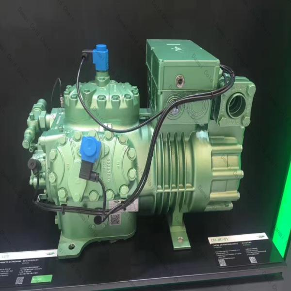 24 Hours Timer Semi Hermetic Screw Compressor Low Noise With R410A Refrigerant