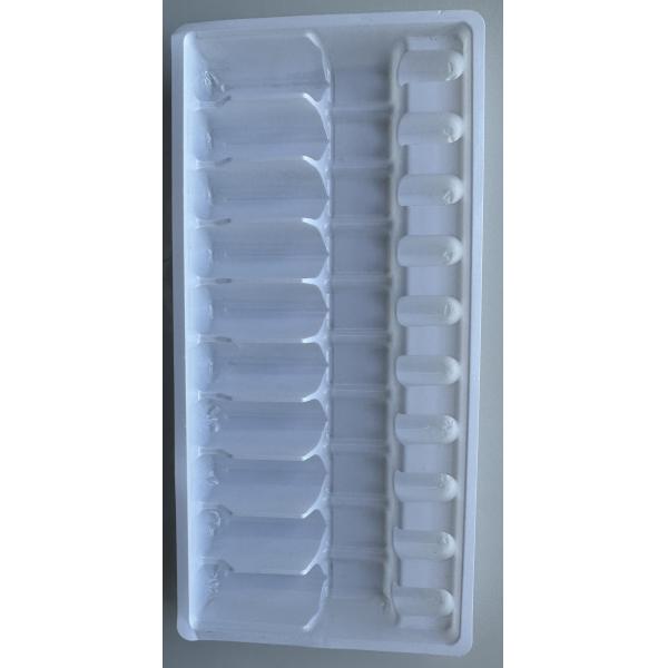 PET 1ml 2ml 5ml 10ml 10 Ampoule Tray Vacuum Forming Tray Customization
