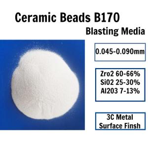 China 3C 700HV 85% Sphericity B170 Ceramic Blasting Media on sale