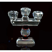 Quality Crystal Transparent Candlestick for sale