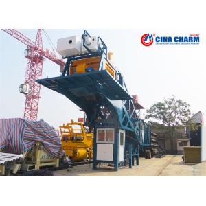 YHZS50 Mobile Concrete Batching Plant 50m3/H Mobile Rmc Plant