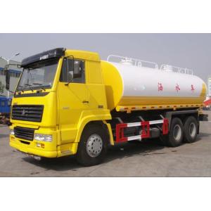 Pneumatic / Manual Control System 16CBM Water Tank Truck 6×4 Drive Type