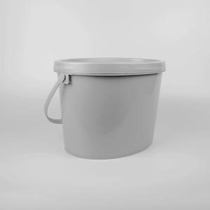 5kg Special Shaped Paint Plastic Bucket With Lid And Handle