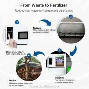 Food Waste Recycling Machine Food Compost Machine Garbage Disposal Machine