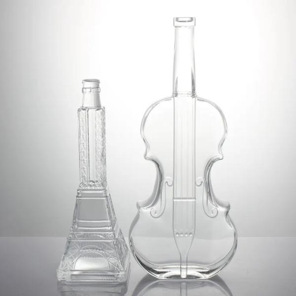 Surface Handling Decal 500ml 750ml Round Extra Flint Whisky Vodka Brandy Glass Bottle