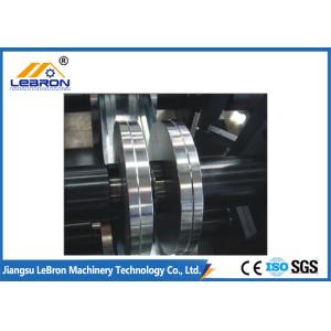 Lightweight Stud And Track Roll Forming Machine , Blue Color Metal Stud Machine