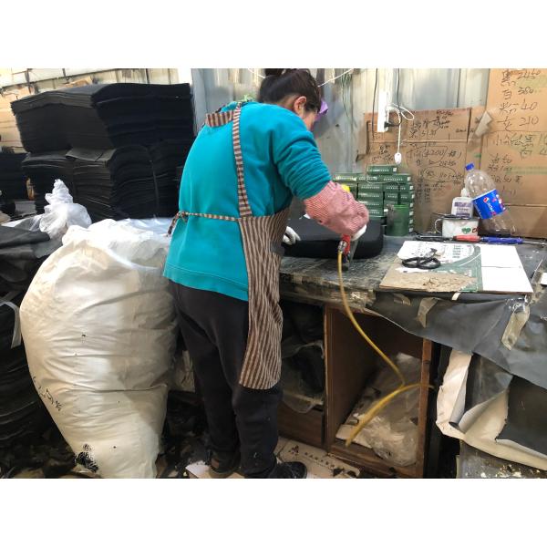 Back Executive Swivel Office Desk Chair with Ribbed Puresoft Upholstery and Lumbar Support