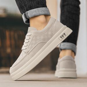 Customize New Style Microfiber Leather Thick-Soled Sneakers Fashionable Casual