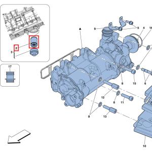 For Ferrari F12 812 296GTB Oil Filter Cartridge OEM 280900