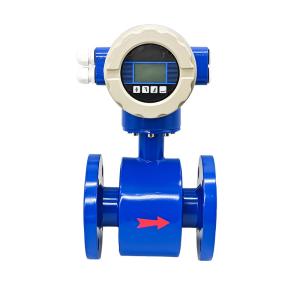 Quality Integrated Electromagnetic Flowmeter Stainless Steel For Sewage Liquid / Electroplating for sale