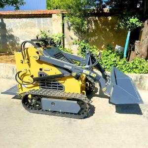 Quality FREE SHIPPING!! Cheap Mini Skid Steer Loader diesel Mini Skid Steer Loaders Wheel Loader Mini 300kg 400kg Export USA for sale