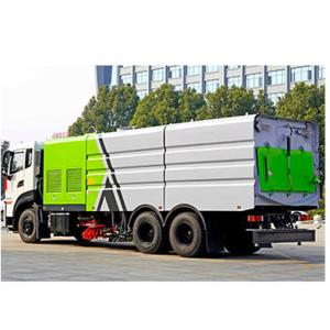 Dongfeng Tianlong 9 Square Diesel Large Washing And Sweeping Car For Road