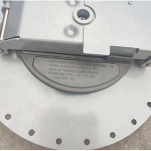 16 Inch Oil Tanker Clamp Manhole Cover For Truck Carbon Steel -20°- 70° Design