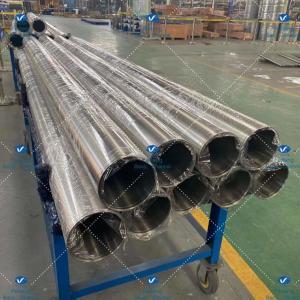 China Chemical Element Titanium Gr2 Tube Targets Astm B861 Metallic Luster on sale