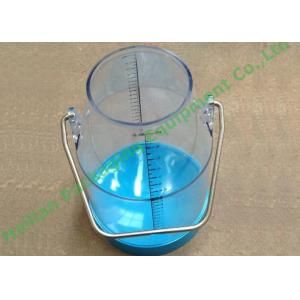 Clear Plastic Milking Pail Bucket for Mobile Milking Machine with ISO