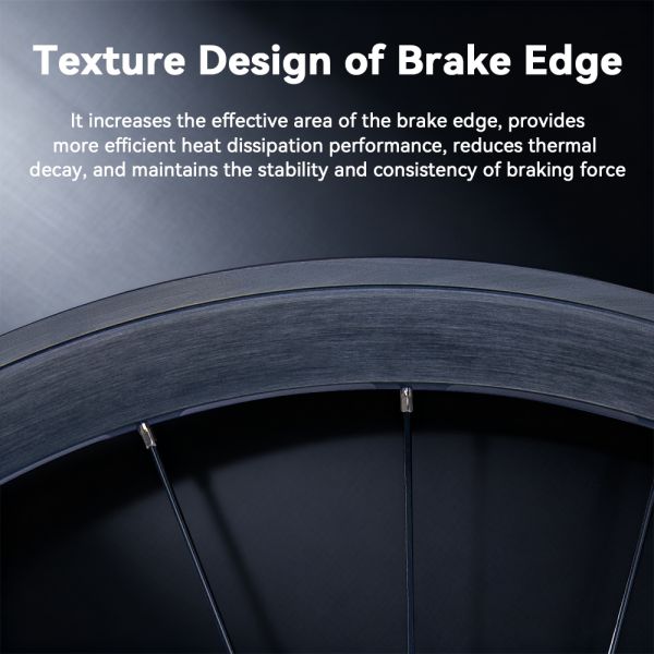 JIELEI 700C Road Bike Wheelset with 40/50mm Height Aluminum Alloy Rim Clincher Tubeless Tire and EN14781 Certified V Brake Wheelset